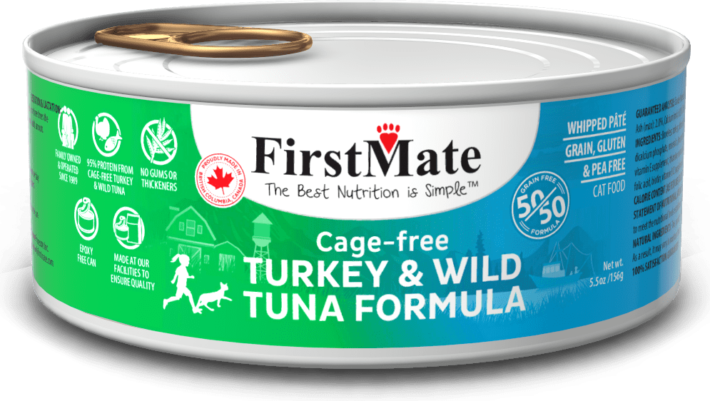 FirstMate Cage-free Turkey & Wild Tuna 50/50 Formula